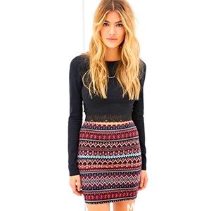 NWT Aztec Mini Skirt